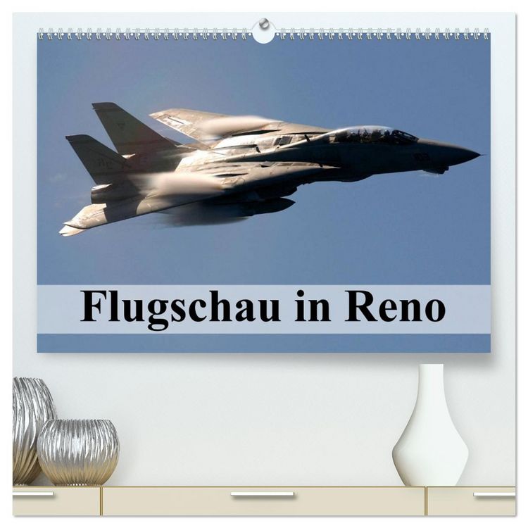 Produktbild: Flugschau in Reno (hochwertiger Premium Wandkalender 2026 DIN A2 quer), Kunstdruck in Hochglanz
