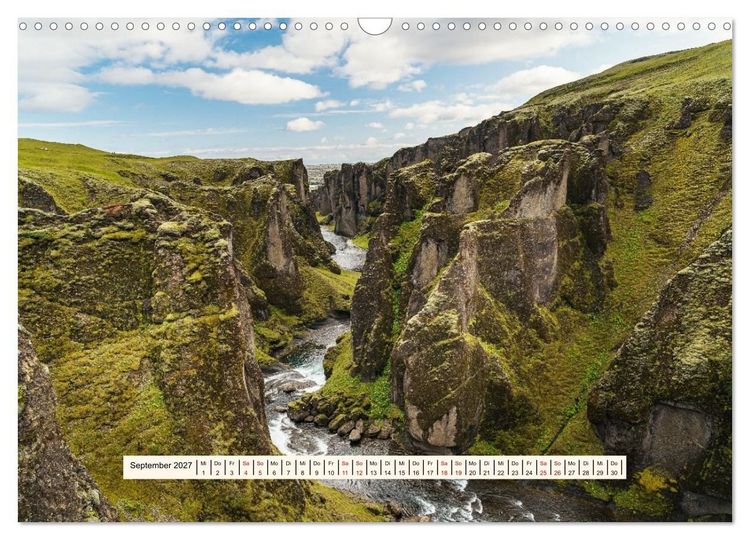 Produktbild: Island. Ein Jahr am Rand der Welt (Wandkalender 2027 DIN A3 quer), CALVENDO Monatskalender