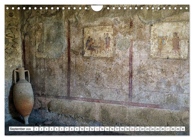 Produktbild: Versteinerte Stadt Pompeji (Wandkalender 2026 DIN A4 quer), CALVENDO Monatskalender