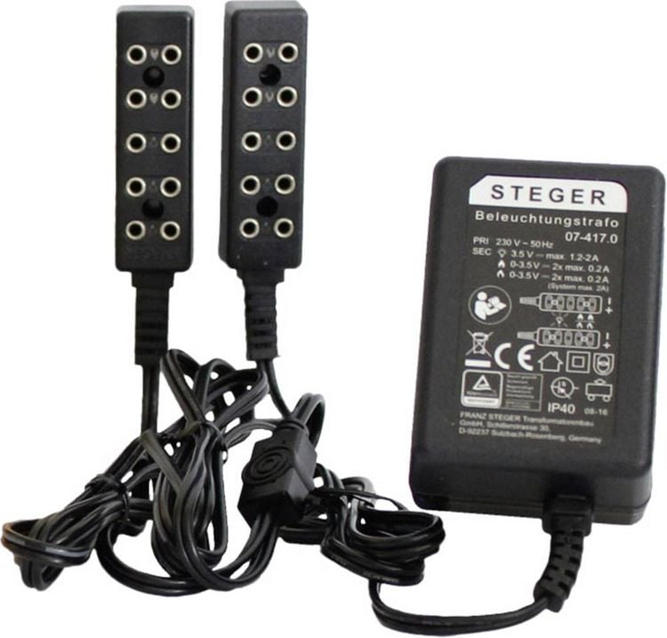 Produktbild: Kahlert Licht 60976 Beleuchtungstrafo 230V mit Verteilerleiste