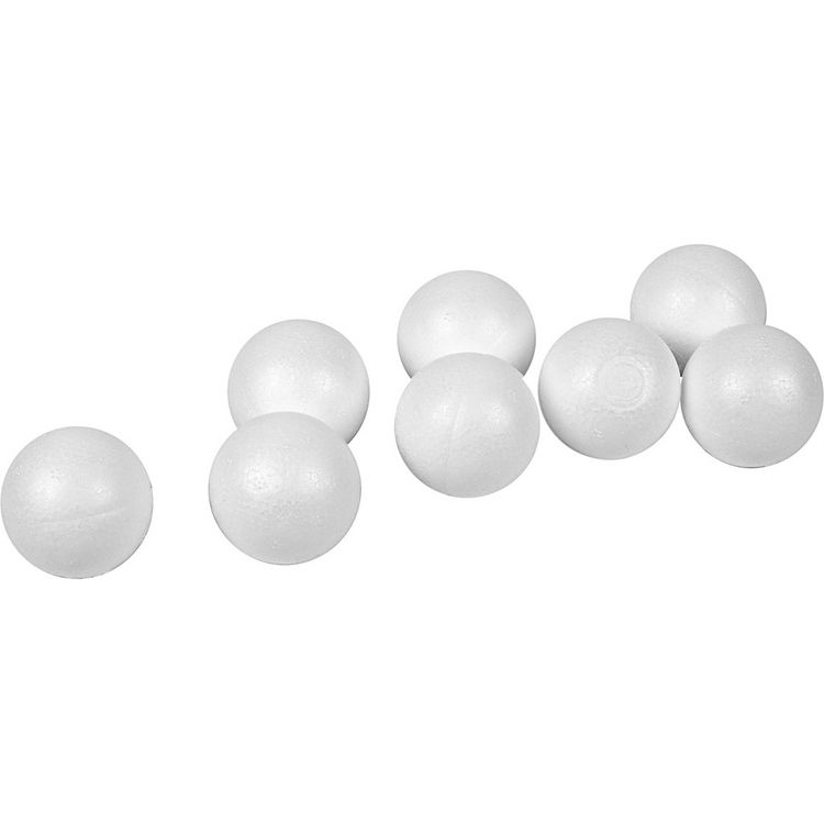 Produktbild: Creativ Company Styropor-Kugeln, D 4 cm, Wei&szlig;, 100 Stk