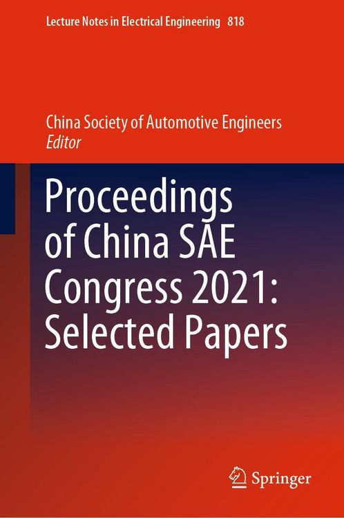 Produktbild: Proceedings of China SAE Congress 2021: Selected Papers