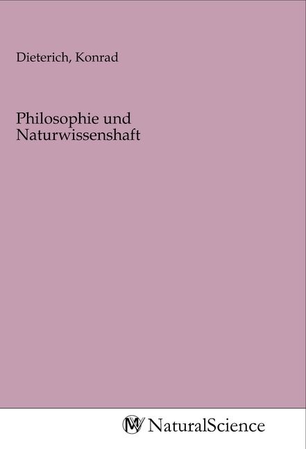 Produktbild: Philosophie und Naturwissenshaft