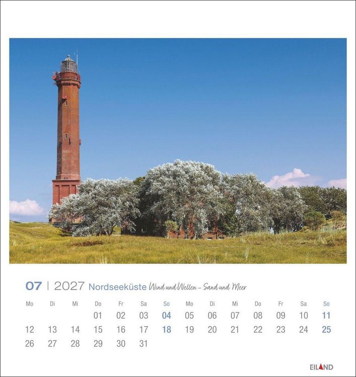 Produktbild: Nordseek&uuml;ste Postkartenkalender 2027 - Wind und Wellen - Sand und Meer