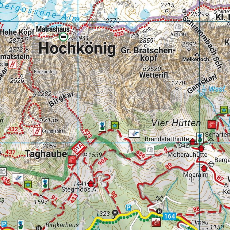 Produktbild: freytag & berndt Wanderkarte WKXL 3030 Hochk&ouml;nig XL 1:30.000