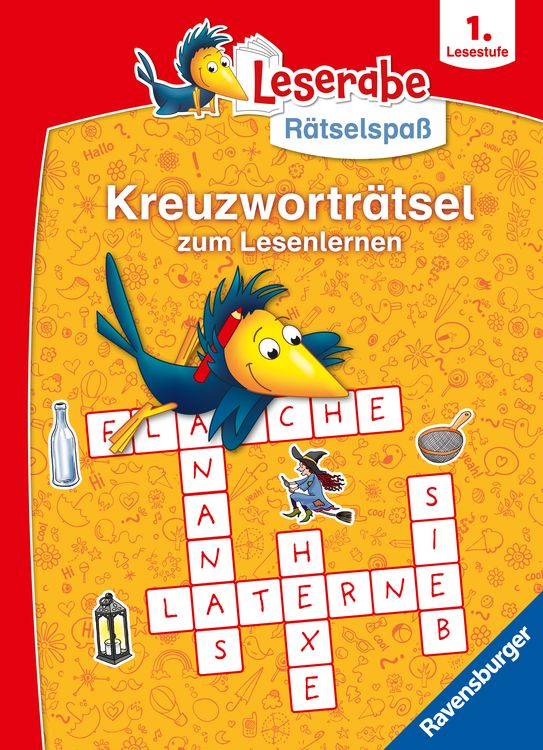 Produktbild: Leserabe Rätselspaß - Kreuzworträtsel zum Lesenlernen (1. Lesestufe)