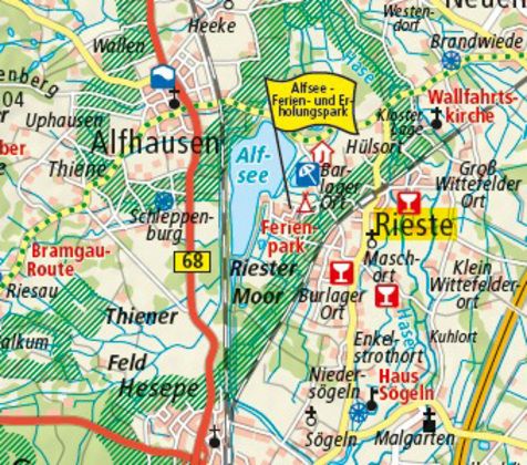 Produktbild: Teutoburger Wald, Eggegebirge - Wiehengebirge