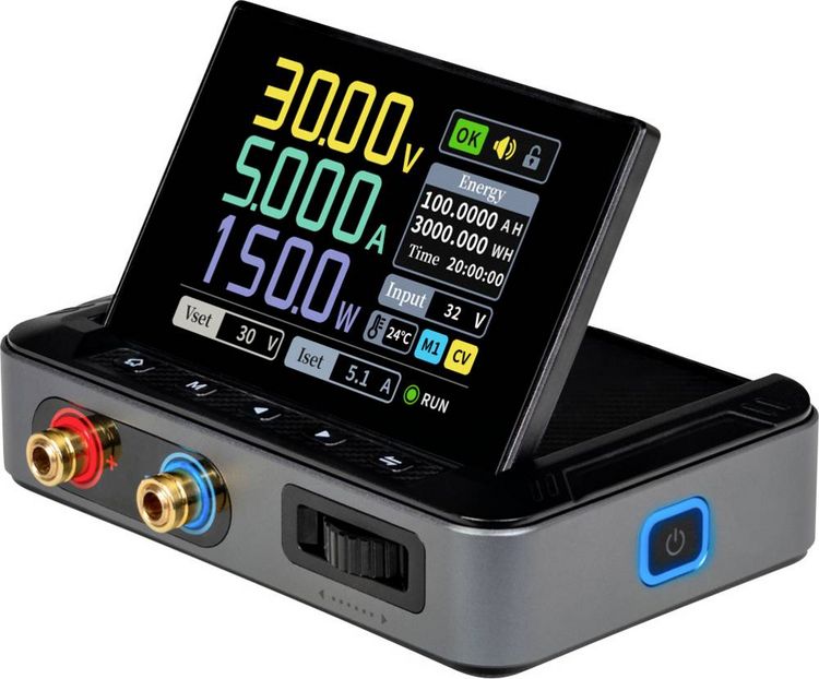 Produktbild: Joy-it PSM01150W Labornetzger&auml;t, einstellbar 0 - 30 V 0 - 5 A 150 W USB-C&reg;, DC-Stecker 5.5 mm