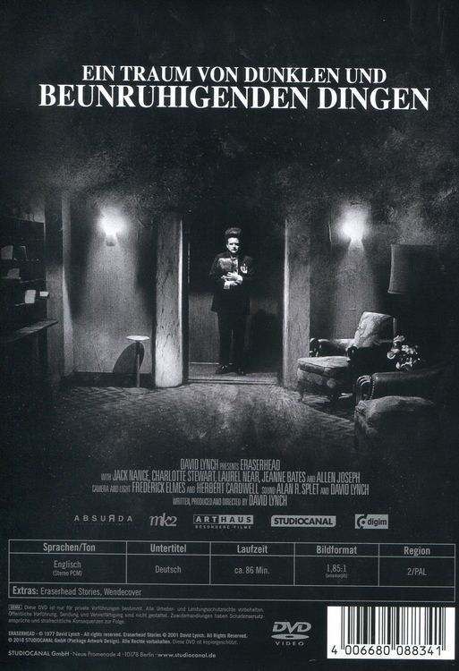 Produktbild: Eraserhead (OmU) - Digital Remastered