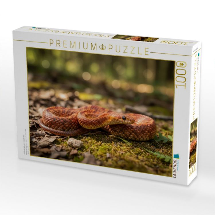 Produktbild: CALVENDO Puzzle Schlange auf dem Waldboden | 1000 Teile Lege-Gr&ouml;&szlig;e 64x48cm Foto-Puzzle f&uuml;r gl&uuml;ckliche Stunden