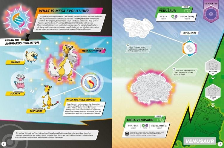 Produktbild: Pokemon Mega Evolutions Sticker Book