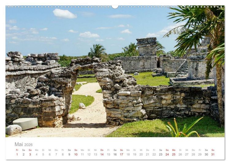 Produktbild: Tulum - Mexico (Wandkalender 2026 DIN A2 quer), CALVENDO Monatskalender
