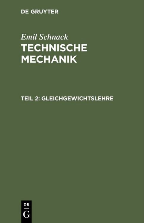 Produktbild: Gleichgewichtslehre
