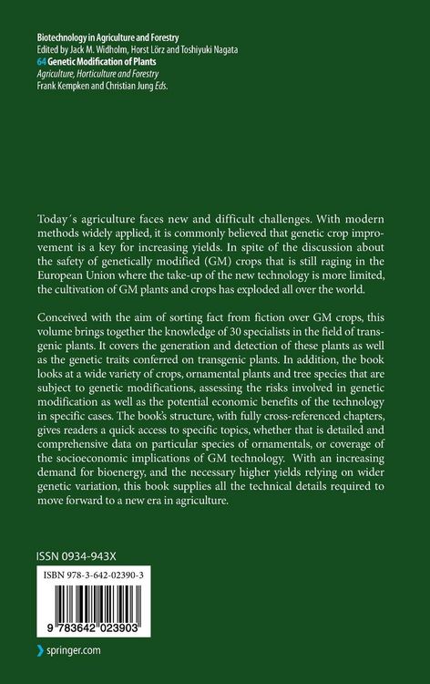 Produktbild: Genetic Modification of Plants