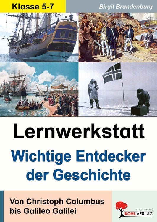Produktbild: Lernwerkstatt Wichtige Entdecker der Geschichte
