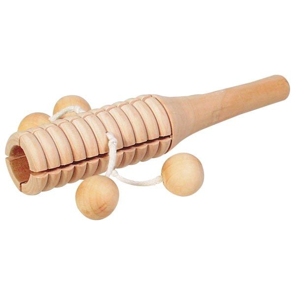 Produktbild: Tonblock mit 4 Holzkugeln
