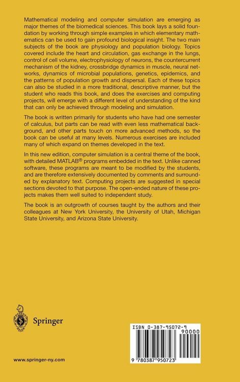 Produktbild: Modeling and Simulation in Medicine and the Life Sciences