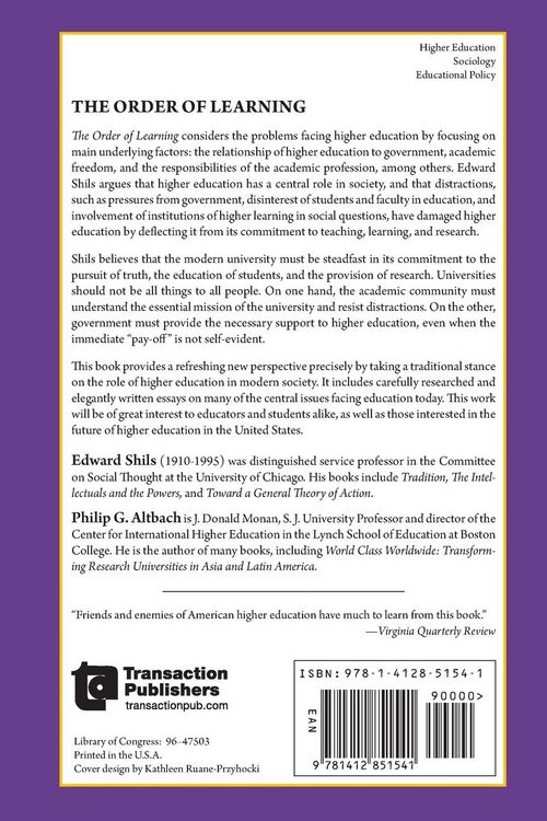 Produktbild: The Order of Learning