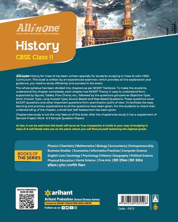 Produktbild: All In One Class 11th History for CBSE Exam 2024