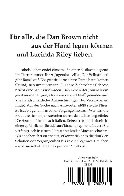 Produktbild: EWIGES BLUT - Der Codex der Unsterblichen