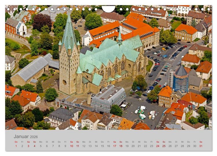 Produktbild: Paderborn Domstadt am Eggegebirge (Wandkalender 2026 DIN A4 quer), CALVENDO Monatskalender