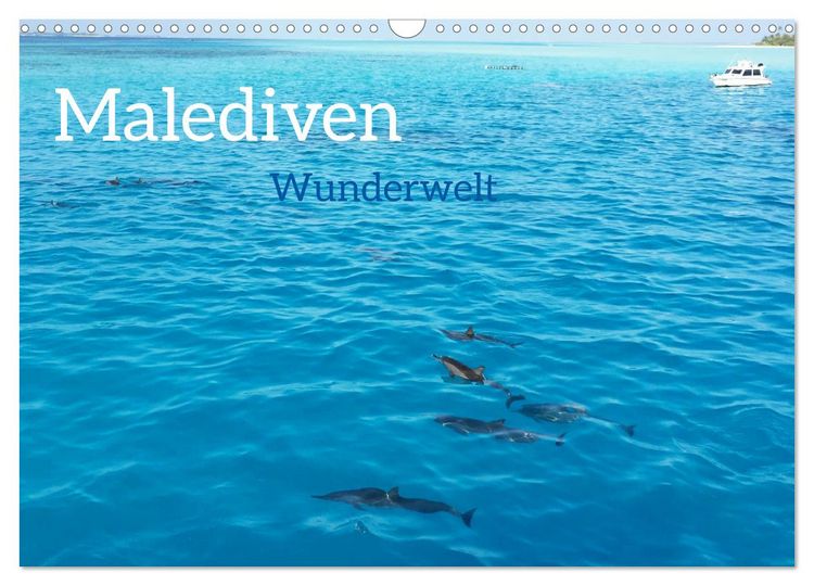 Produktbild: MALEDIVEN Wunderwelt (Wandkalender 2026 DIN A3 quer), CALVENDO Monatskalender