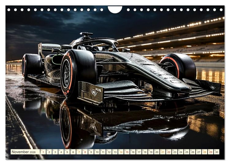 Produktbild: Rennwagen Fantasien (Wandkalender 2026 DIN A4 quer), CALVENDO Monatskalender