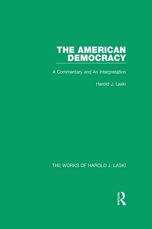 Produktbild: The American Democracy (Works of Harold J. Laski)