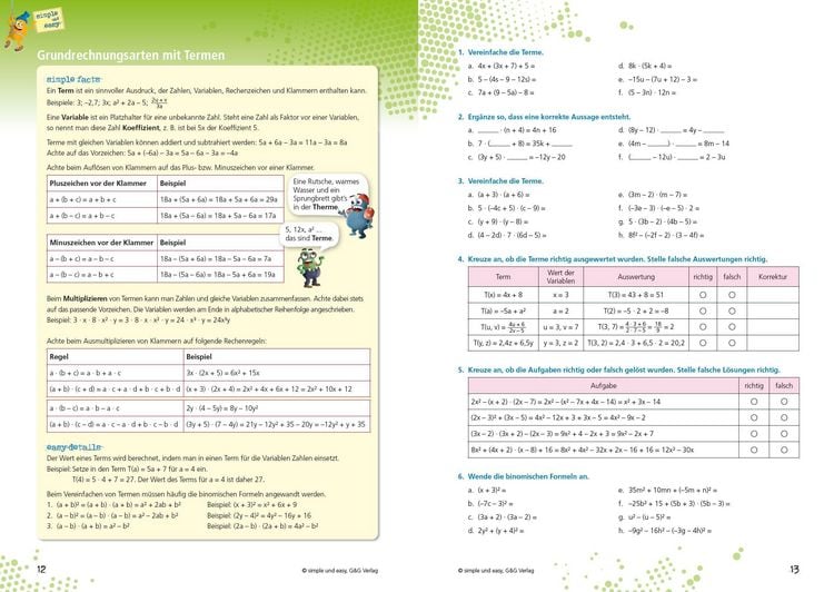 Produktbild: simple und easy Mathematik 4
