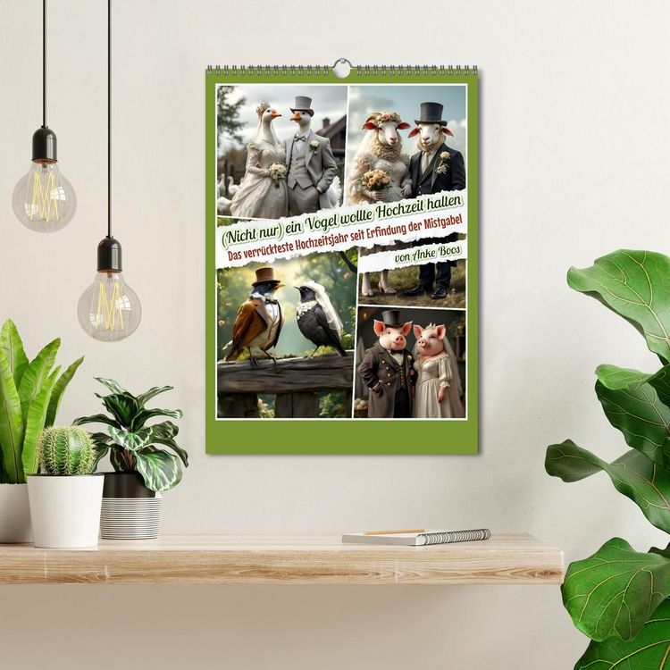 Produktbild: Nicht nur ein Vogel wollte Hochzeit halten (Wandkalender 2027 DIN A3 hoch), CALVENDO Monatskalender