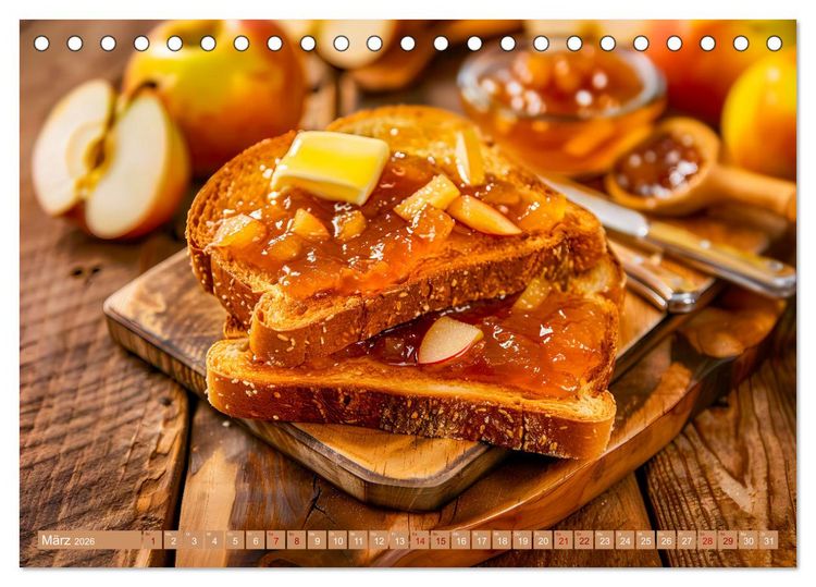 Produktbild: Alles Apfel oder was?! - K&ouml;stliche Apfelgerichte f&uuml;r jede Gelegenheit! (Tischkalender 2026 DIN A5 quer), CALVENDO Monatskalender