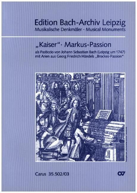 Produktbild: Markus-Passion, Klavierauszug