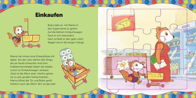 Produktbild: Bobo Siebenschl&auml;fer Puzzlebuch f&uuml;r Kinder ab 3 Jahren
