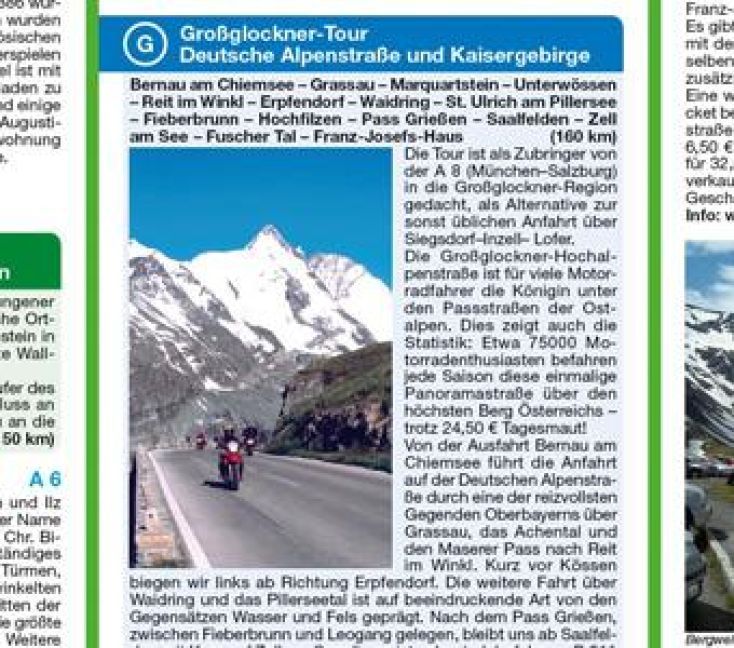 Produktbild: Publicpress Motorradkarte S&uuml;dostbayern, &Ouml;sterreichische Alpen 1:200.000