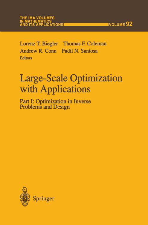 Produktbild: Large-Scale Optimization with Applications