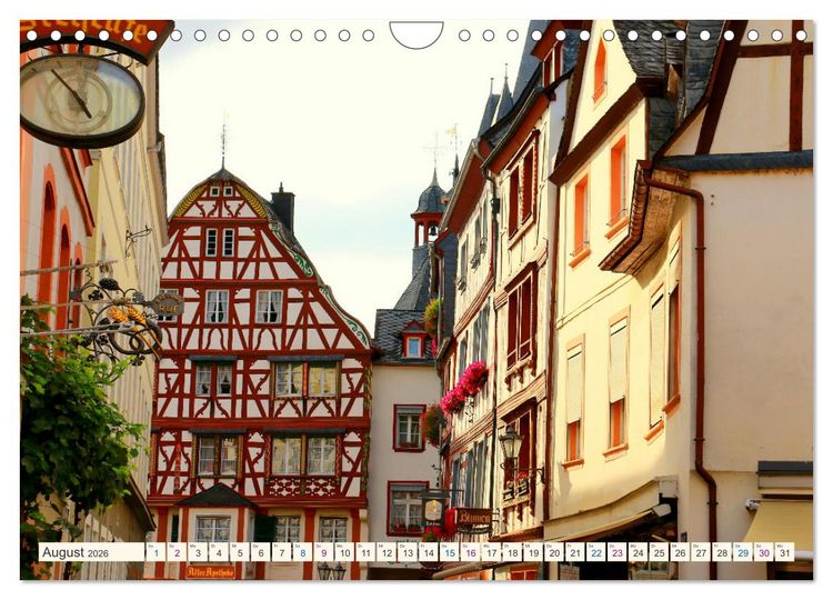 Produktbild: Bernkastel-Cues an der Mosel (Wandkalender 2026 DIN A4 quer), CALVENDO Monatskalender