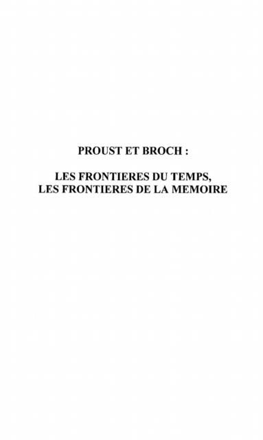 Produktbild: Proust et Broch