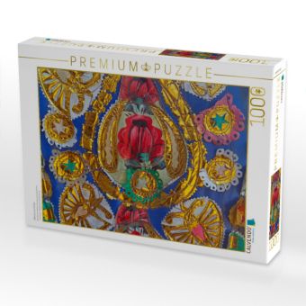 Produktbild: CALVENDO Puzzle Rikscha von hinten | 1000 Teile Lege-Gr&ouml;&szlig;e 64x48cm Foto-Puzzle f&uuml;r gl&uuml;ckliche Stunden