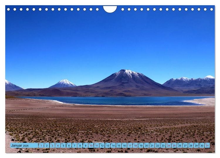 Produktbild: ATACAMA Wunder der Natur (Wandkalender 2026 DIN A4 quer), CALVENDO Monatskalender