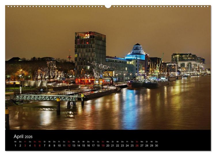 Produktbild: k&ouml;ln dunkel bunt - Die Stadt in anderem Licht! (hochwertiger Premium Wandkalender 2026 DIN A2 quer), Kunstdruck in Hochglanz