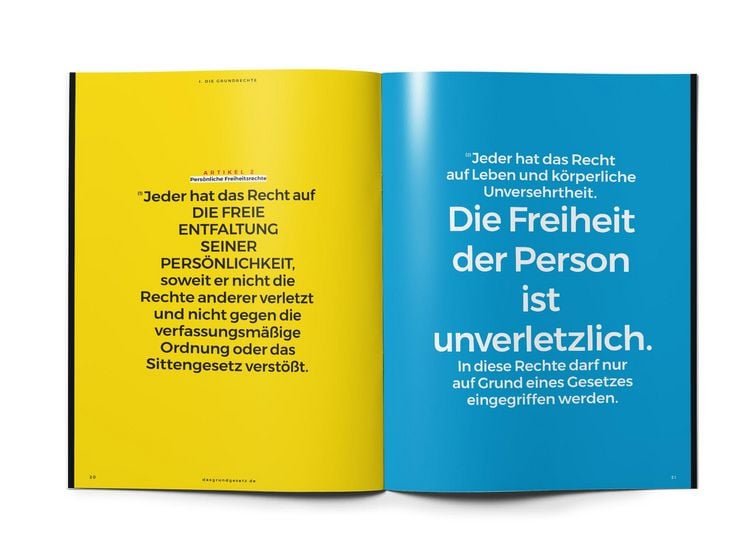 Produktbild: Das Grundgesetz als Magazin