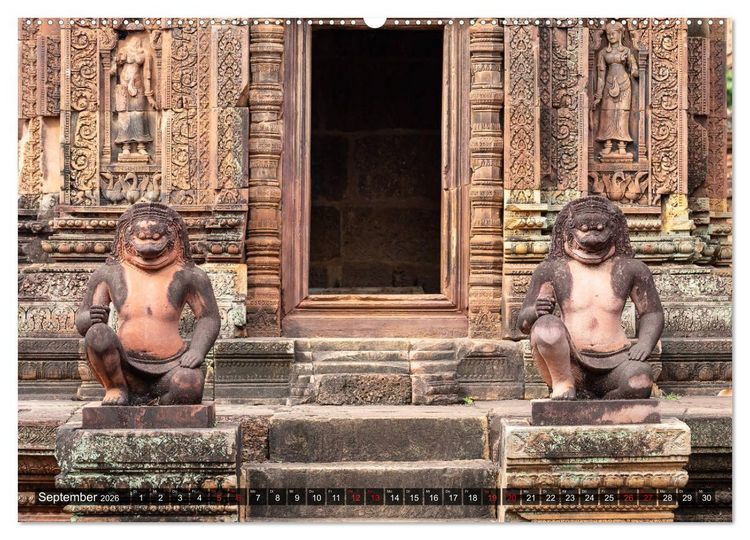 Produktbild: Angkor - Die Tempel der Khmer (hochwertiger Premium Wandkalender 2026 DIN A2 quer), Kunstdruck in Hochglanz