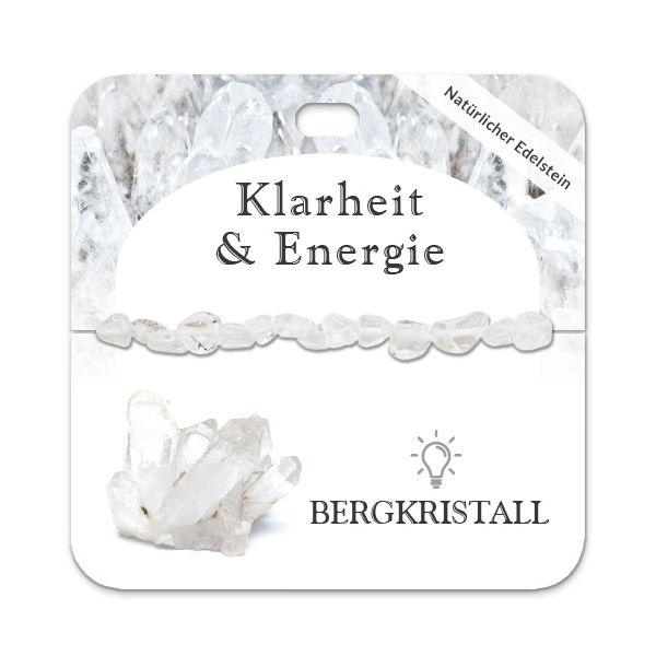 Produktbild: Bergkristall Nugget Armband