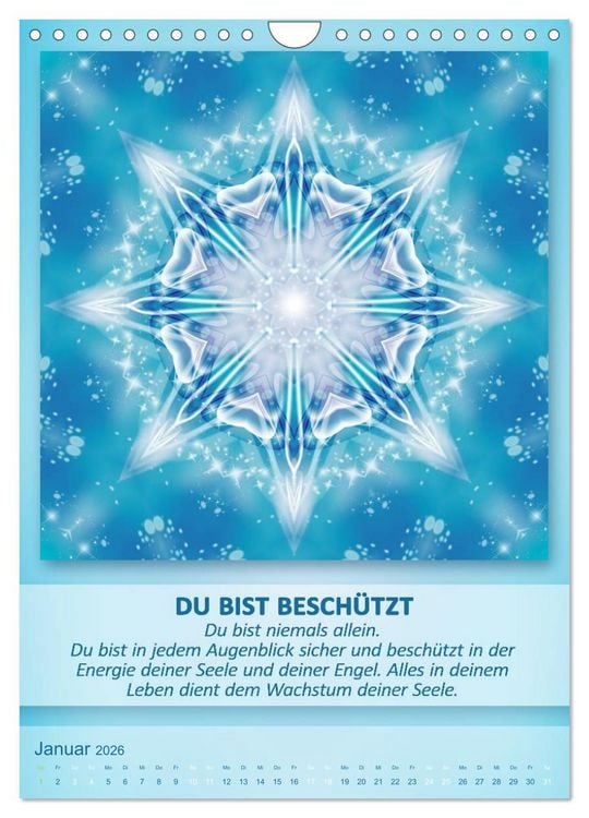 Produktbild: Light Energy Mandalas - Kalender - Vol. 1 (Wandkalender 2026 DIN A4 hoch), CALVENDO Monatskalender