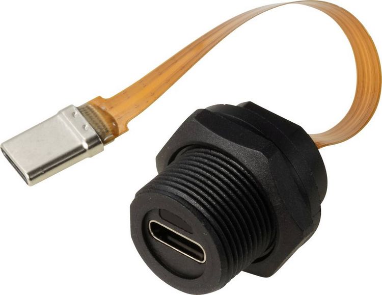 5 stücke Typ-C Weibliche 2Pin USB Stecker Typ-C Wasserdicht mit Buchse 5 stücke Typ-C Weibliche 2Pin USB Stecker Typ-C Wasserdicht mit Buchse
