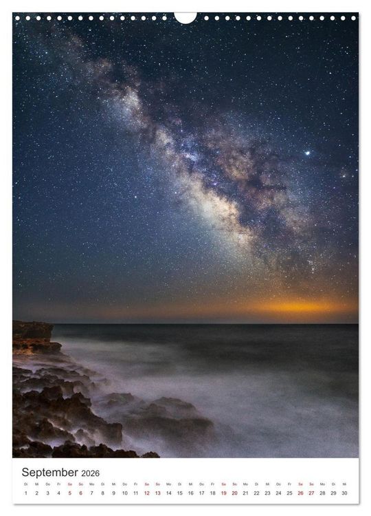 Produktbild: Milchstra&szlig;e - Unsere faszinierende Galaxie. (Wandkalender 2026 DIN A3 hoch), CALVENDO Monatskalender