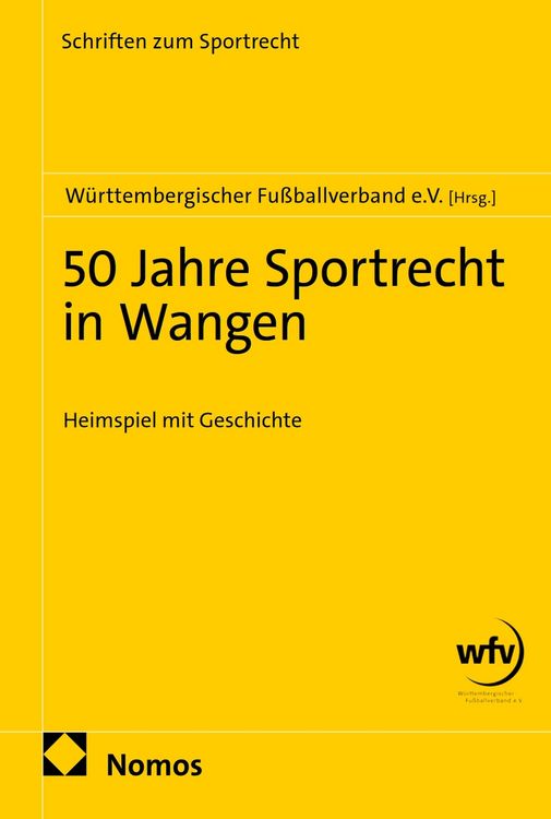 Produktbild: 50 Jahre Sportrecht in Wangen