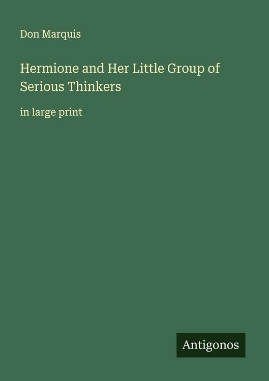 Produktbild: Hermione and Her Little Group of Serious Thinkers