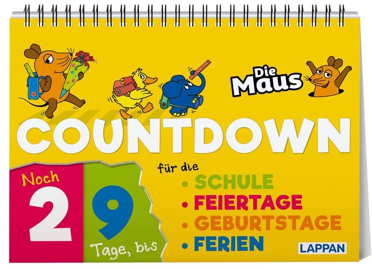 Produktbild: Countdown für die Schule mit der Maus