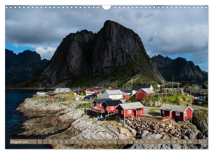 Produktbild: Wandern - In Norwegen und Schweden (Wandkalender 2026 DIN A3 quer), CALVENDO Monatskalender